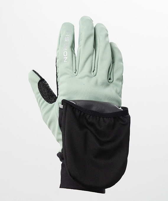 Варежки-перчатки Nordski Pro Black/Ice Mint