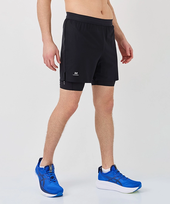 Шорты с лосинами Nordski Stayer Lime/Black