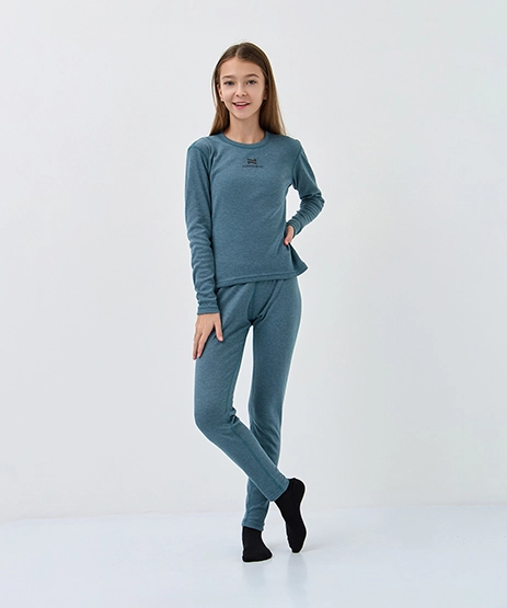 Комплект термобелья Nordski Jr.Soft Orange/Green