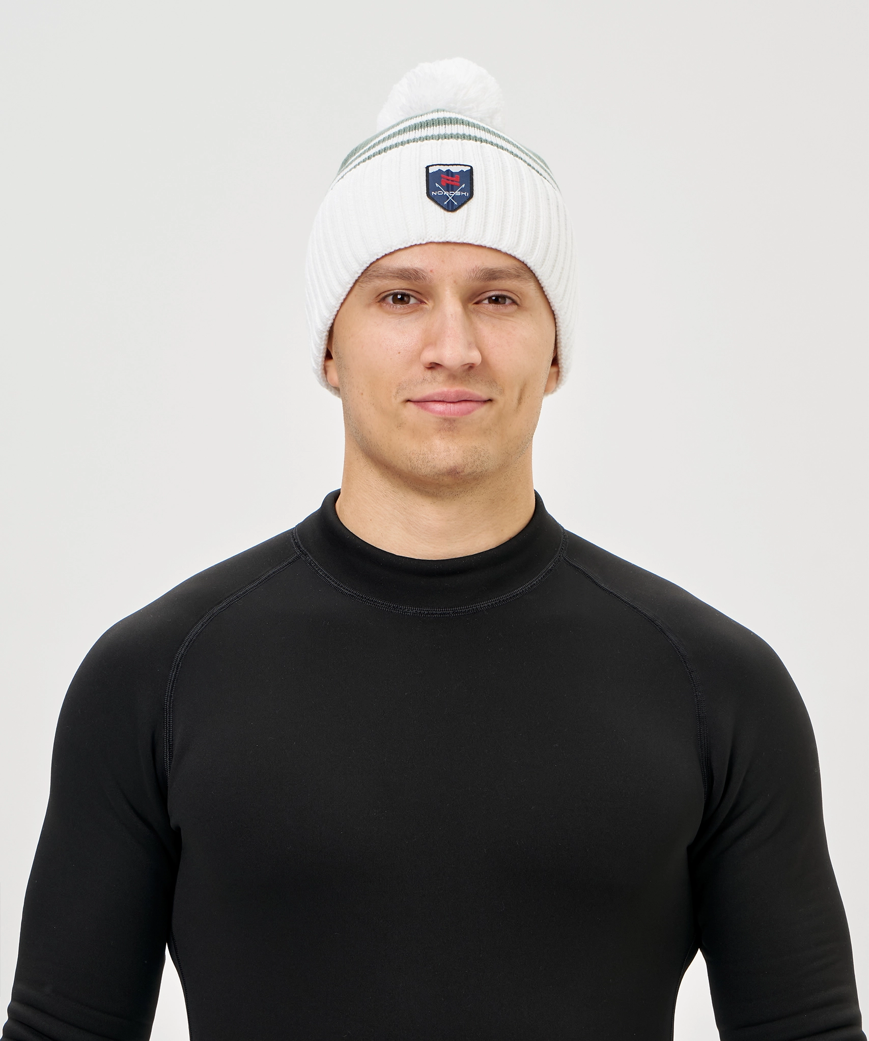 Шапка Nordski Severe Ice Mint/White