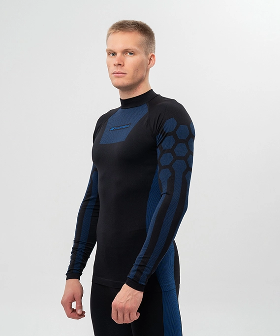 Комплект термобелья Nordski Snake Black/Blue