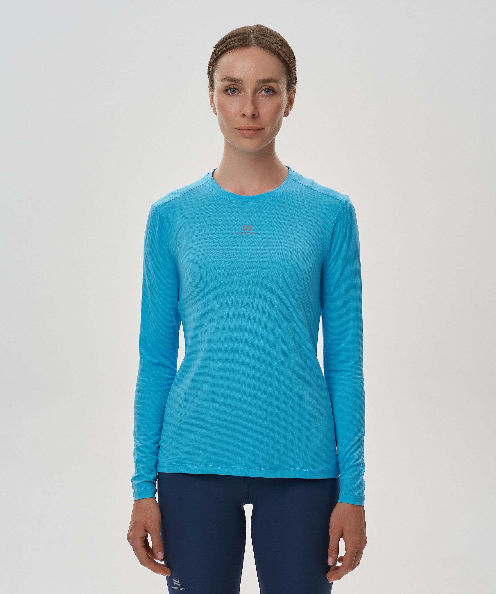 Футболка Nordski Run 2.0 Sky W с длинным рукавом