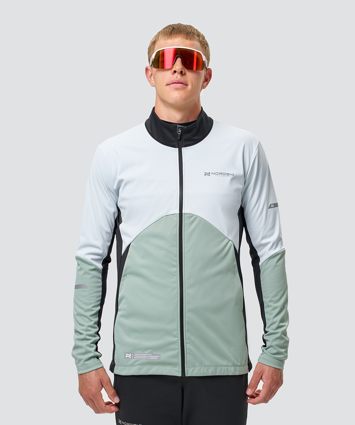 Тренировочная куртка Nordski Pro 2.0 Pearl Blue/Ice Mint/Black