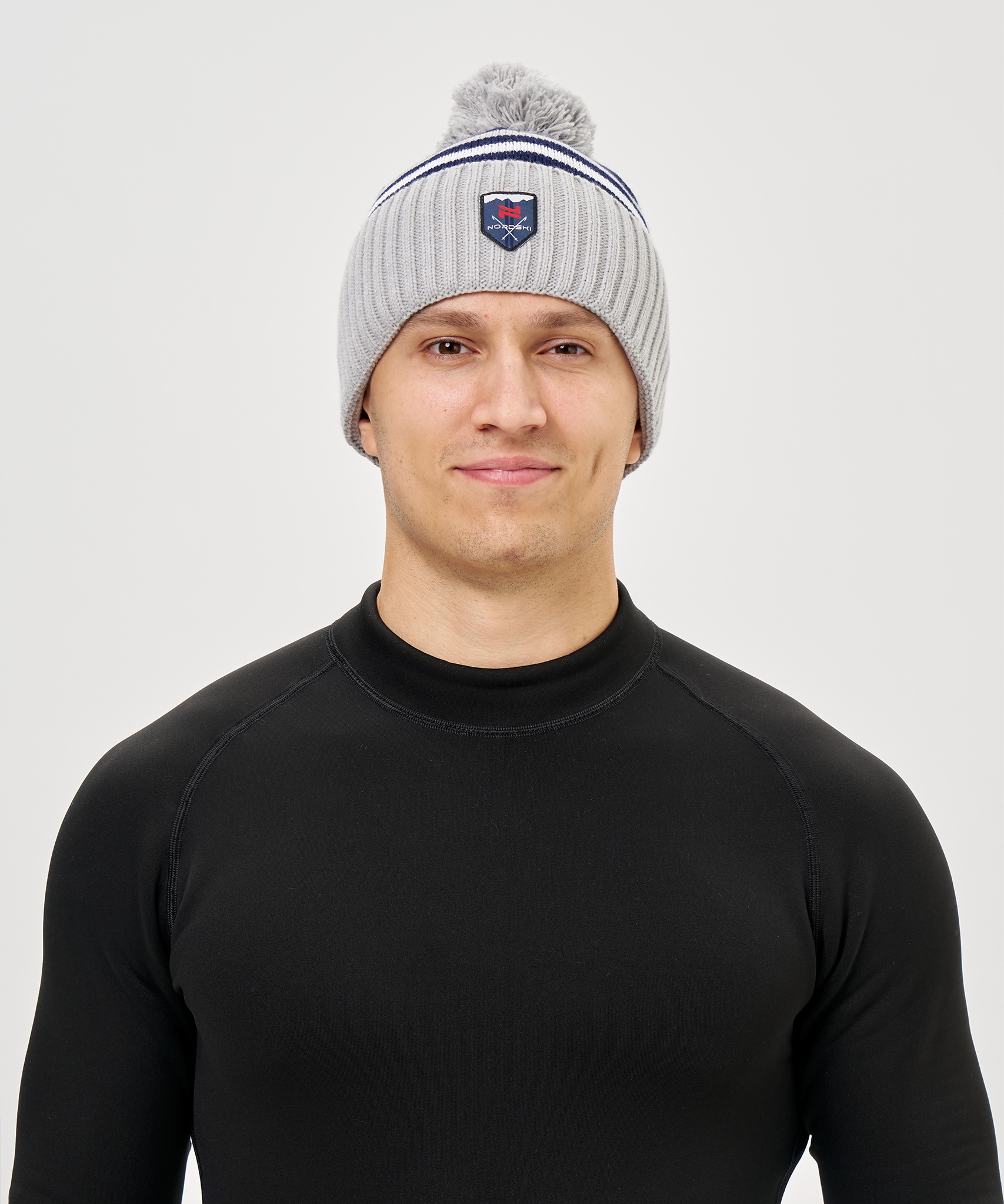 Шапка Nordski Severe Ice Water/White