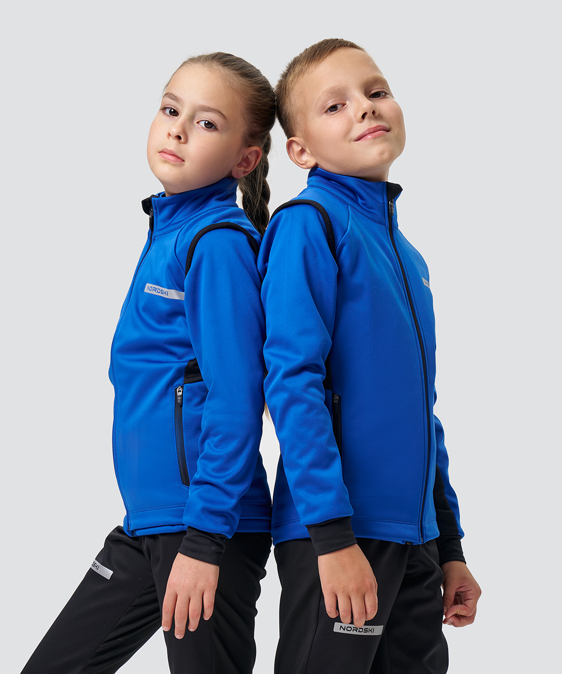 Жилет тренировочный Nordski Jr. Core True Blue/Black