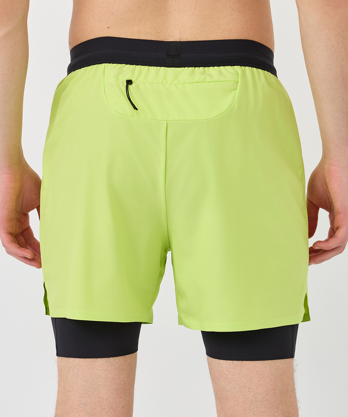 Шорты с лосинами Nordski Stayer Lime/Black