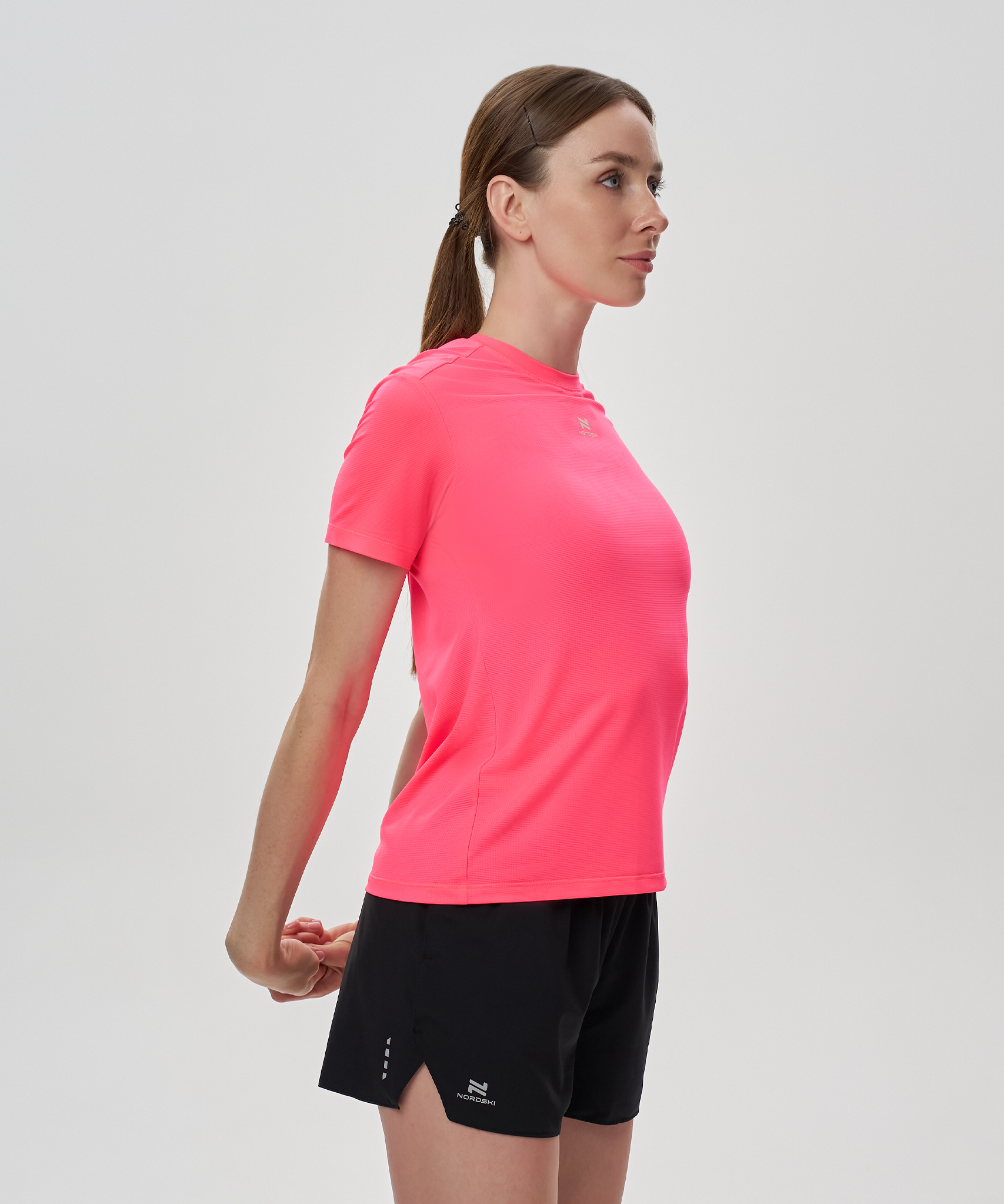Футболка Nordski Run 2.0 Neon Pink W